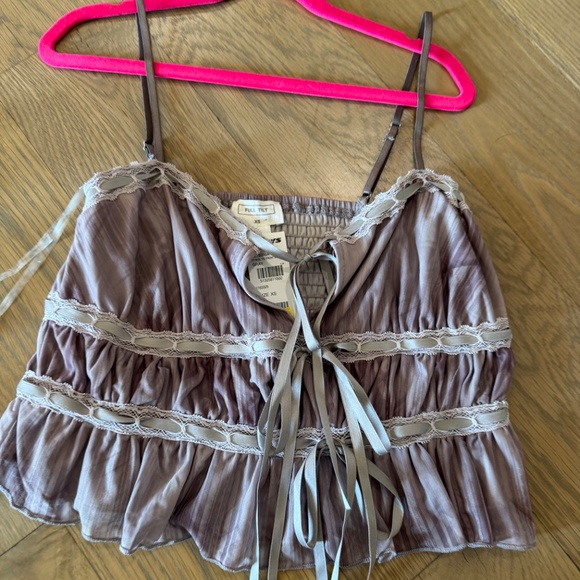 Full Tilt Crop flowy top - Tilly's size XS - Picture 4 of 8